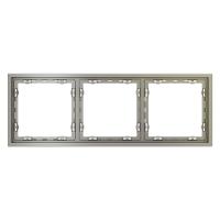 Рамка 3-м S70 пластик. шелк Voltum VLS100304