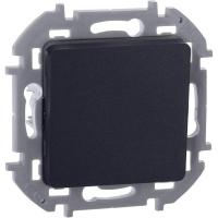 Выключатель кнопочный Inspiria 6А 250В без фиксации НО/НЗ механизм антрацит IEK 673693