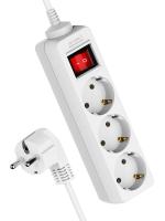 Удлинитель 3х5м с заземл. 16А IP20 ПВС 3х1.5 с выключателем КОСМОС YKsm5m-3g-Z-V(K)