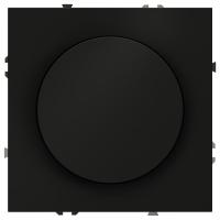 Светорегулятор поворотно-нажимной СП S70 600Вт механизм черн. матов. Voltum VLS070308