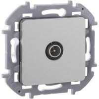 Розетка телевизионная проходная TV Inspiria 14дБ 5-862мГц механизм алюм. IEK 673862