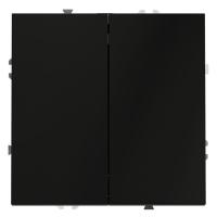 Выключатель 2-кл. СП S70 10А механизм черн. матов. Voltum VLS020108