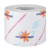 Бумага туалетная "Мягкий знак" 54м бел. ТУАЛ935