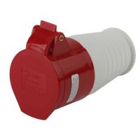 Розетка переносная 215 3Р+РЕ+N 16А 380В IP44 R-16-3P-PE-N-IP44 ЭРА Б0032863