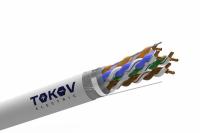 Кабель витая пара SF/UTP 4х2х24AWG(0.52мм) кат.5E PVC indoor Fluke tested 305м (м) PRO TOKOV ELECTRIC TKP-C06-SF/UTP-42-5E-305
