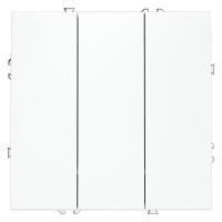 Выключатель 3-кл. СП S70 10А механизм бел. матов. Voltum VLS030102