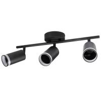 Светильник PCL-0103 3xGU10 IP20 230В BL настен./потолочн. декор. под лампу JazzWay 5066427
