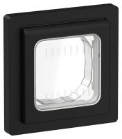 Рамка 1-м СП FLITE Рпро-1-55-ФлЧ IP55 черн. IEK FI-M10-32-55-K02