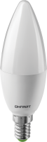 Лампа светодиодная 61 956 OLL-C37-10-230-2.7K-E14-FR 10Вт свеча 2700К тепл. бел. E14 1000лм 176-264В ОНЛАЙТ 61956