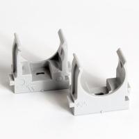 Держатель для труб (клипса) d25мм для монтажн. пистолета сер. (уп.100шт) TOKOV ELECTRIC TKE-LC-25-ZP-C06/100