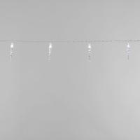 Гирлянда светодиодная "Сосульки" 1.5м 10LED бел. 0.1Вт IP20 провод ПВХ прозр. элементы питания 2хAA (не в компл.) Neon-Night 303-094