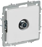 Розетка телевизионная оконечная TV СП BRITE РТВ11-0-БрАБ механизм арктич. бел. IEK BR-A10-O-K91