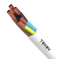 Провод TOKOV ELECTRIC ПВС 5х0.75(4х0.75+1х0.75) 380В Б (бухта) (м) 1945503