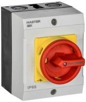 Переключатель кулачковый 10А (сх. 54)в боксе закрытая рукоятка авар. IEK MI-CS22-010-054