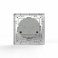 Розетка 1-м СП Pixel с заземл. с 2-мя заряд. устр. USB тип A+A механизм алюм. TOKOV ELECTRIC TKE-PX-R1U2A-C03