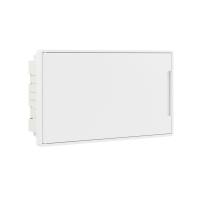 Щиток встраиваемый Фрейм (FRAME) 18мод. с бел. дверцей с 2 шинами PEN на 8 и 10 отверст. бел. DKC F18B1WW