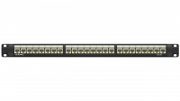 Патч-панель 19дюйм 1UCAT5E 24 модуля RJ45 неэкранированная DKC RN5PPU24