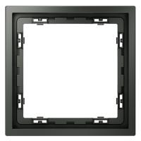 Рамка 1-м S70 пластик. титан Voltum VLS100106