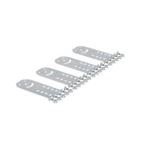 Пластина крепежная GSV H50 (4шт) в комплекте с крепежными элементами для монтажа цинк-ламель DKC 30013KHDZL