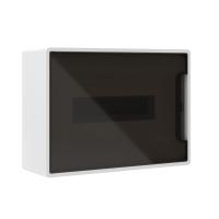 Щиток настенный Фрейм (FRAME) 12мод. с тонированной дверцей с 2 шин PEN на 8+6 отверст. бел. DKC F12W1WD