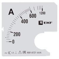 Шкала сменная для A721 600/5А-1.5 PROxima EKF s-a721-600