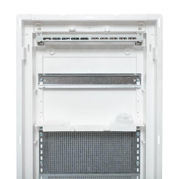 Щит комбинированный встраив. Nova 1 DIN-рейка + 2 монтаж. платы 3 габарит IP41 с метал. перфорированной дверью EKF nv-cb-pmd-1+2