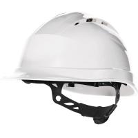 Каска защитная QUARTZ UP IV с вентил. с храповым механизмом бел. Delta Plus QUARUP4BC
