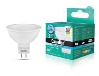 Лампа светодиодная LED5-MR16/845/GU5.3 5Вт 4500К бел. GU5.3 385лм 12В Camelion 12026