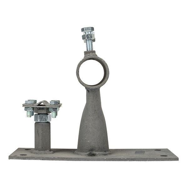 Держатель молниеприемника к стене d40мм вынос 100мм с гайкой EKF lp-l0100