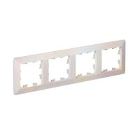Рамка 4-м AtlasDesign Air жемчуж./дым. бел. SE ATN220404