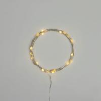 Гирлянда светодиодная "Роса" с крупными каплями 2м 20LED тепл. бел. IP20 2хCR2032 (в комплекте) Neon-Night 302-006