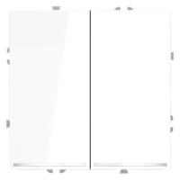 Выключатель 2-кл. СП S70 10А с подсветкой механизм бел. глянцевый Voltum VLS020201