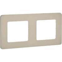 Рамка 2-м Inspiria сл. кость IEK 673941