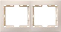 Рамка 2-м КВАРТА РГ-4-ККм горизонт. крем. GENERICA EMK20-K33-DM