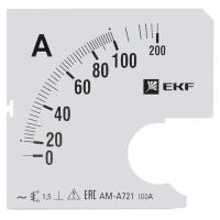 Шкала сменная для A721 100/5А-1.5 PROxima EKF s-a721-100