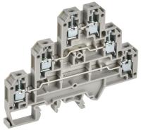 Колодка клеммная CTS-ML ARMAFIX 3 ур. 2.5кв.мм сер. IEK YCT13-00-3-K03-002