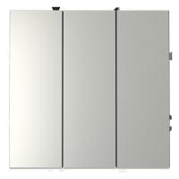 Выключатель 3-кл. СП S70 10А механизм сталь Voltum VLS030105