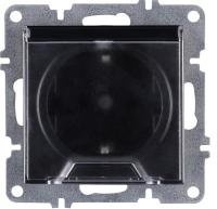 Розетка 1-м СП LAVIN/KAREN 16А IP20 с заземл. с крышкой механизм черн. ARVIA 50 07 2000 218
