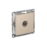 Розетка телевизионная оконечная TV AtlasDesign 1дБ механизм песочн. SE ATN001291