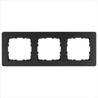 Рамка 3-м G-Flex антрацит Jasmart G1103B