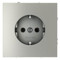 Розетка 1-м СП S70 16А с заземл. механизм сталь Voltum VLS040105