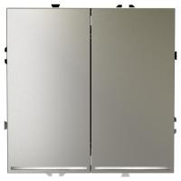 Выключатель 2-кл. СП S70 10А с подсветкой механизм шелк Voltum VLS020204