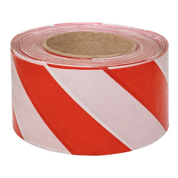 Лента оградительная ЛО "Красно-белая" 75х250 Basic EKF lo-75x250-bas