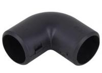 Угол соединительный 90град. для трубы 32мм черн. Ruvinil У01232Ч