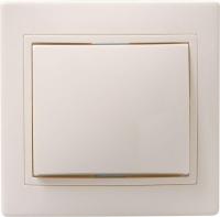 Выключатель 1-кл. СП Кварта 10А IP20 ВС10-1-0-ККм крем. GENERICA EVK10-K33-10-DM