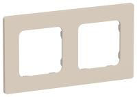 Рамка 2-м СП FLITE РУ-2-К-ФлЛ льняной IEK FI-M22-32-20-K88