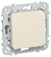 Выключатель 1-кл. СП FLITE ВС11-1-0-ФлСл 10А механизм сливочный IEK FI-V10-0-10-1-K86