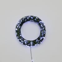 Гирлянда светодиодная "Роса" 50м 500LED бел. IP20 230В с контроллером провод зел. Neon-Night 303-285