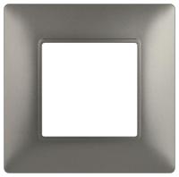 Рамка 1-м Elegance 14-5001-16 для розеток и выключателей титан Эра Б0065801