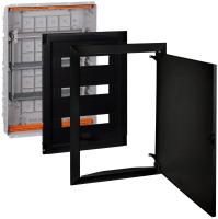 Щит СП 54мод. Тусо 686х518х125мм с метал. дверцей черн. Ruvinil 68154МЧ